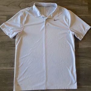 Nike Dri-FIT Victory Men’s Golf Polo Shirt (white)